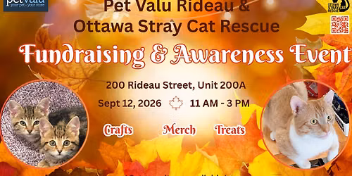 Fundraising & Awareness Event at Pet Valu Rideau