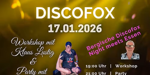 Bergische Discofox Night meets Essen