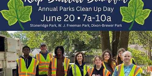 Keep Bartlett Beautiful Annual Parks Clean Up Day