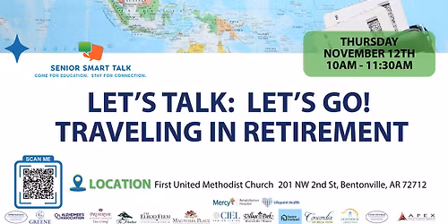 Let\u2019s Talk: Let\u2019s Go!  Traveling in Retirement