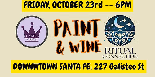 Decorative Skull Paint & Wine at Cake's Cafe!