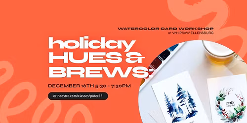 Holiday Card Paint & Sip at Whipsaw Brewing! \ud83c\udf7a\ud83c\udfa8
