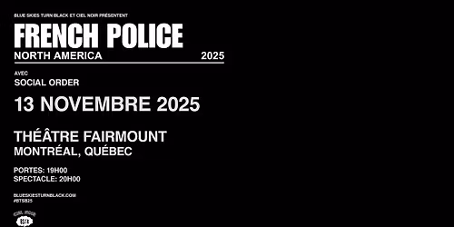 FRENCH POLICE - Montr\u00e9al