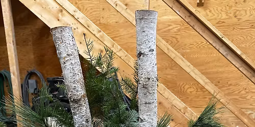 Christmas porch planter 