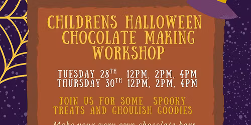 Children\u2019s half term chocolate making workshop