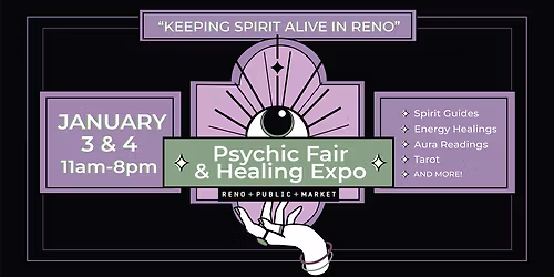 2026 Psychic Fair & Healing Expo Two Day Event at Reno Public Market