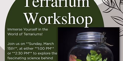 Terrarium Workshop