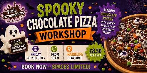 Spooky Chocolate Pizza making at ParkLife, Heavitree
