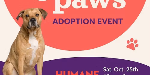 Awwwes & Paws Adoption Event - Howl-o-ween Edition