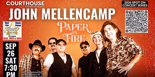 John Mellencamp - Paper in Fire 9\/26\/26 7:30pm
