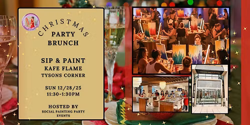 Paint & Coffee at Kafe Flame Tysons Corner