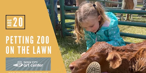 Petting Zoo on the Art Center's Lawn!
