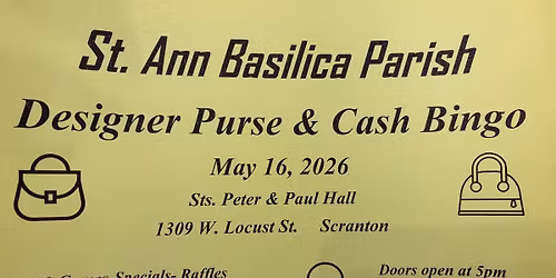 Saint Ann\u2019s Purse and Cash Bingo