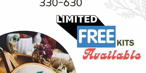 Drop In & Embroidery Hangout