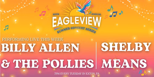 FREE Concert: Billy Allen & The Pollies \/ Shelby Means