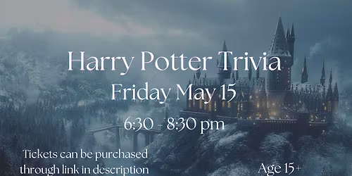 Harry Potter Trivia at Ash & Vale