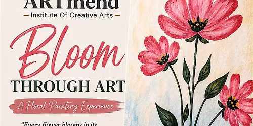 Paint Night Floral Theme