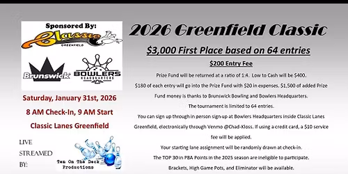 2026 Greenfield Classic