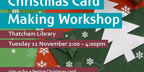 Christmas Card Making Workshop at Thatcham Library