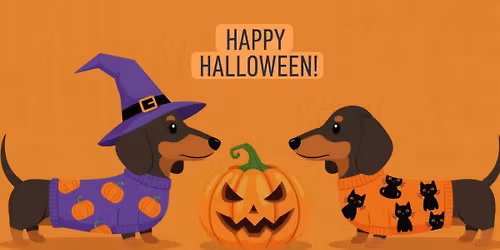 Halloweeners Special Monthly Dachshund Walk 