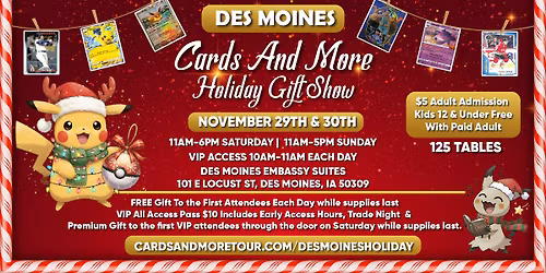Des Moines Cards and More Holiday Gift Show