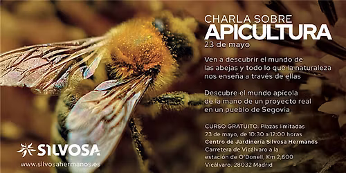 Charla sobre Apicultura. Presentaci\u00f3n de un proyecto de abejas en Segovia.