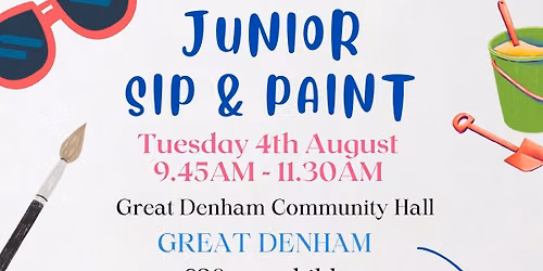 Junior Sip & Paint - Summer Art Club