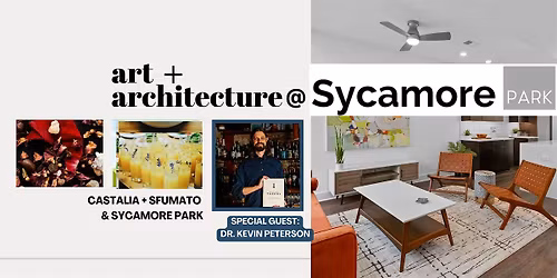 art + architecture event at Sycamore Park Townhomes