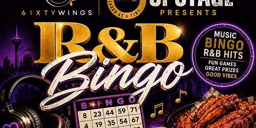 R&B Bingo Night at 6IXTY WINGS - Alamo Ranch