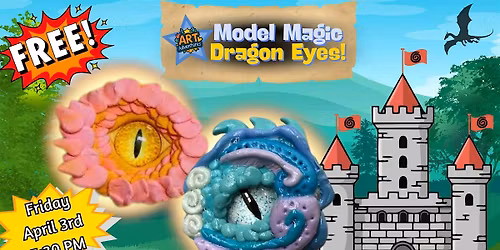 K-5 Art Adventures: Model Magic Dragon Eyes