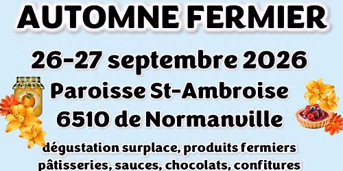 Le March\u00e9 Gourmand: AUTOMNE FERMIER 2026 #MAMTL