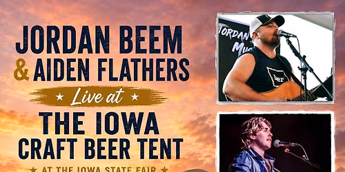 Jordan Beem & Aiden Flathers Live at The Iowa Craft Beer Tent - ISF!