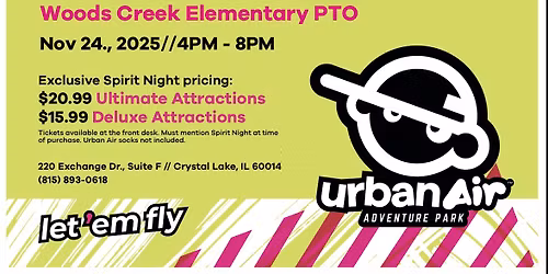 Urban Air Spirit Night! 