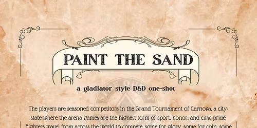 Paint the Sand w\/ Laura
