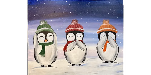 Three Wise Penguins - Paint and Sip in Sacramento | Classpop!\u2122