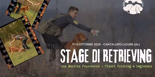 Stage di retrieving - classi training e beginners