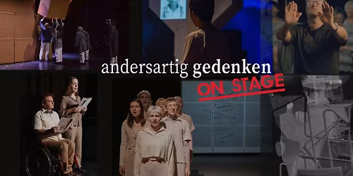 Preisverleihung andersartig gedenken on stage