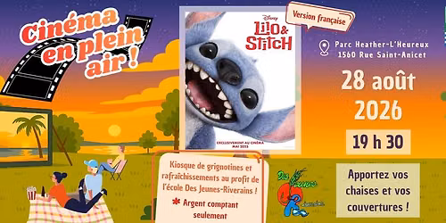 Cin\u00e9ma en plein air : Lilo & Stitch \ud83c\udf1f\ud83c\udfac