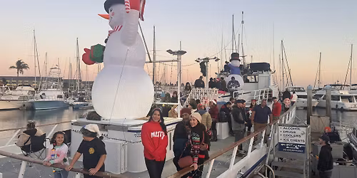 Parade of lights on the Dolphin Boat