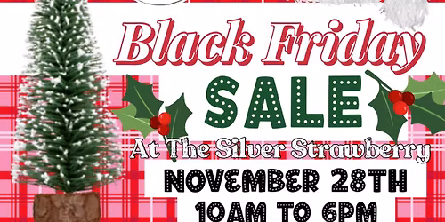 Black Friday SALE at The Silver Strawberry