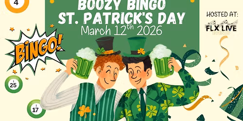 St Patty's Day Boozy Bingo! 