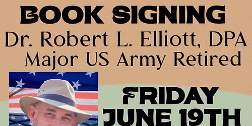 Book Signing with Robert Elliott 