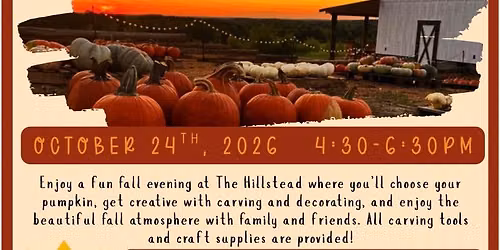 A Golden Hour Gathering: Pumpkin Carving and Decorating