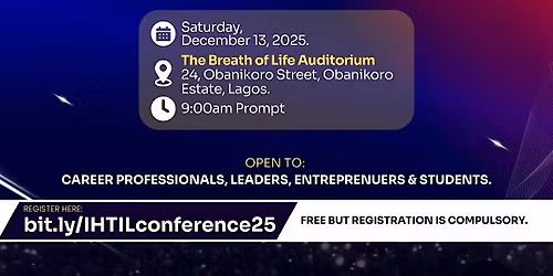 IHTIL Annual Career Conference 2025