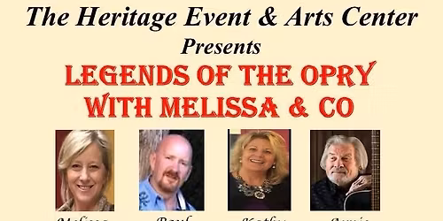 Legends of the Opry with Melissa & Company