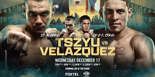 Tszyu vs Velazquez - Live & Loud