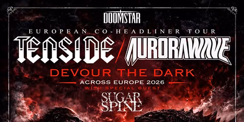 TENSIDE + AURORAWAVE - 9th October 2026 - Slay Glasgow