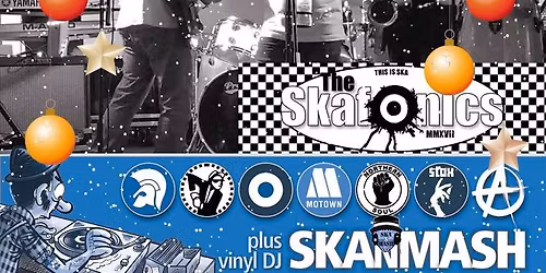 The Skafonics live at the Crown Inn, Romford on Sunday 21st December 2025. Free entry! 