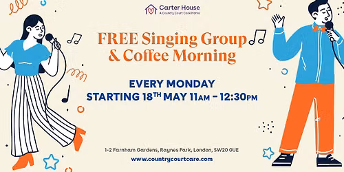FREE Singing Group Coffee Morning 