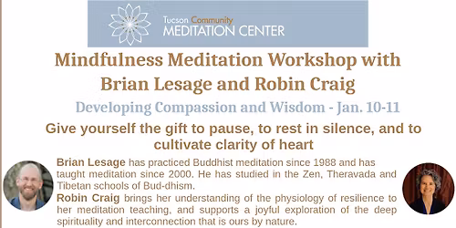 A Mindfulness Meditation Workshop to Start the New Year